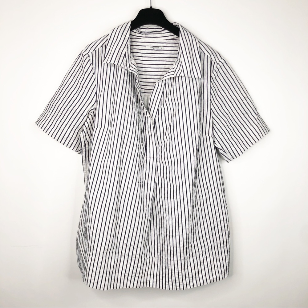 MM Lafleur Short Sleeve Button Down Plus Size +2 (18 20)